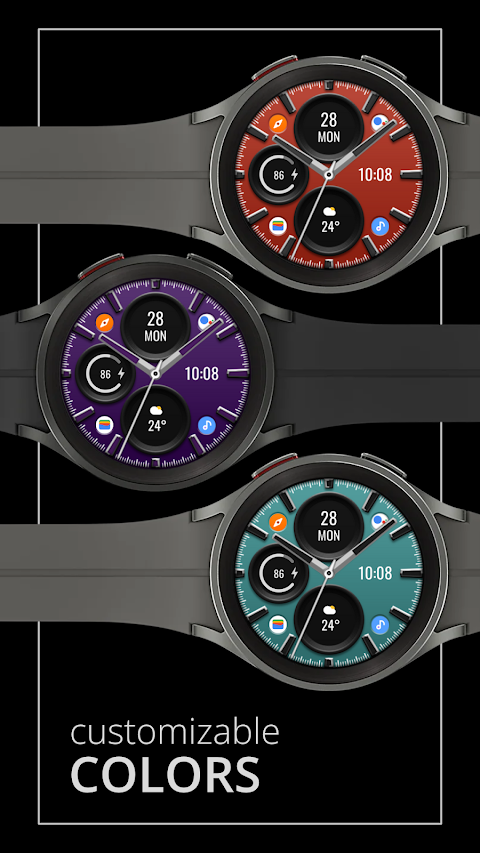 DADAM88: Pro Hybrid Watch Face screenshot