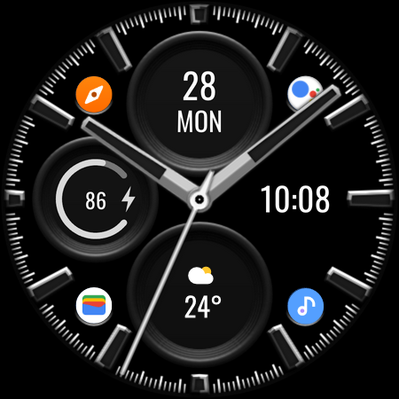 DADAM88: Pro Hybrid Watch Face screenshot
