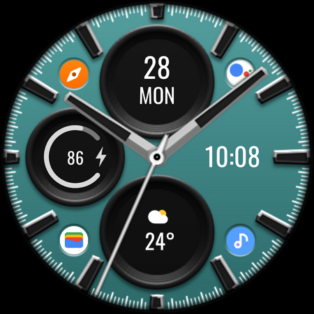 DADAM88: Pro Hybrid Watch Face screenshot