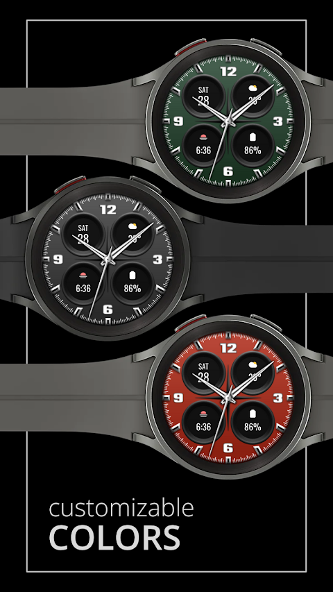 DADAM96: Minimal Analog Watch screenshot