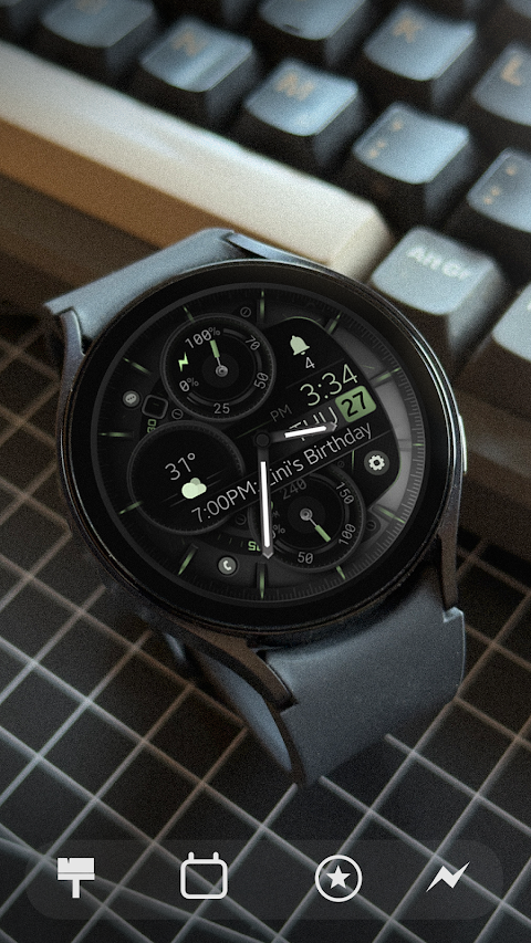 Dream 146 Hybrid watch face screenshot