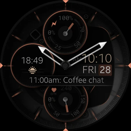 Dream 146 Hybrid watch face screenshot
