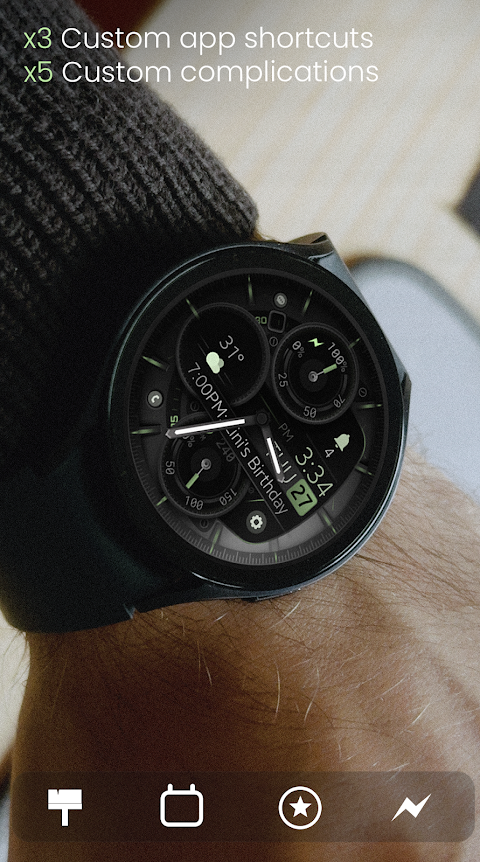 Dream 146 Hybrid watch face screenshot