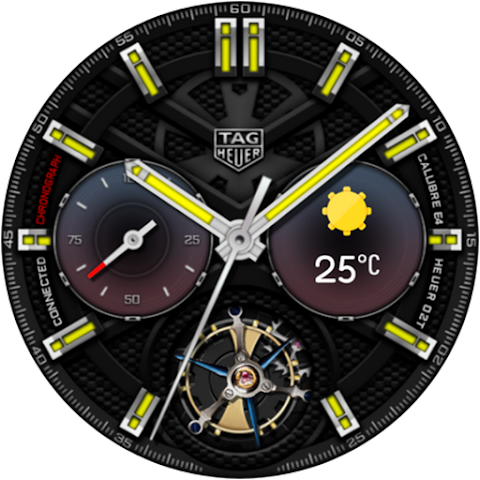 Tag Heuer Connected watch face screenshot