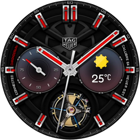 Tag Heuer Connected watch face screenshot