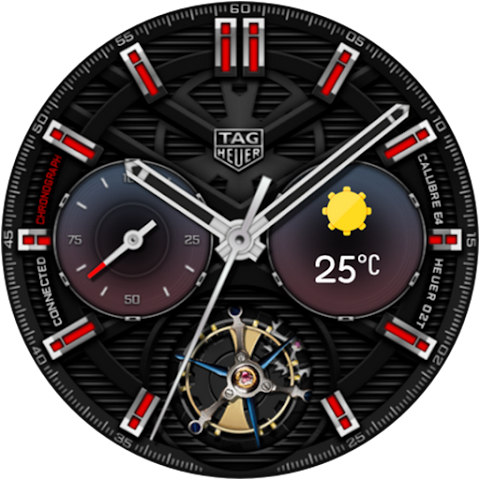 Tag Heuer Connected watch face screenshot