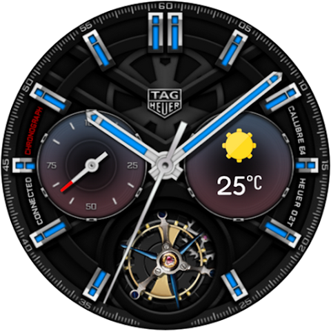 Tag Heuer Connected watch face screenshot