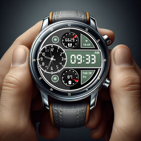 Key WF70 Luxury Watch Face screenshot