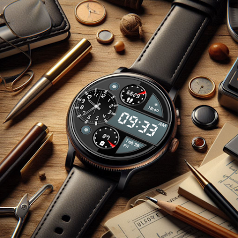 Key WF70 Luxury Watch Face screenshot