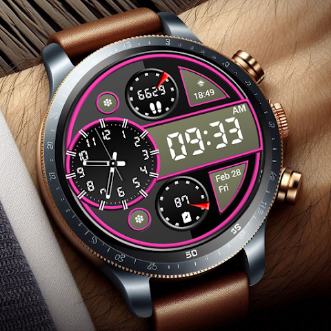 Key WF70 Luxury Watch Face screenshot