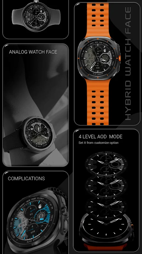 Hybrid Watch Face 152 screenshot