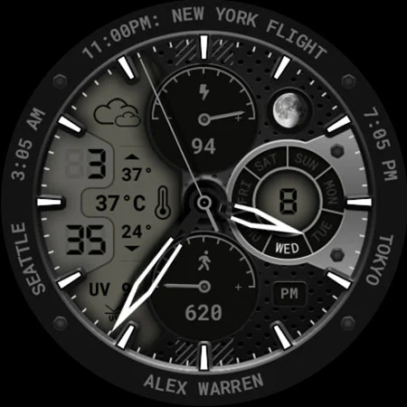 Hybrid Watch Face 152 screenshot