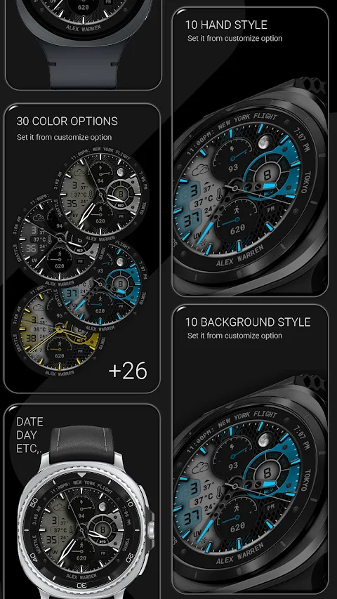 Hybrid Watch Face 152 screenshot
