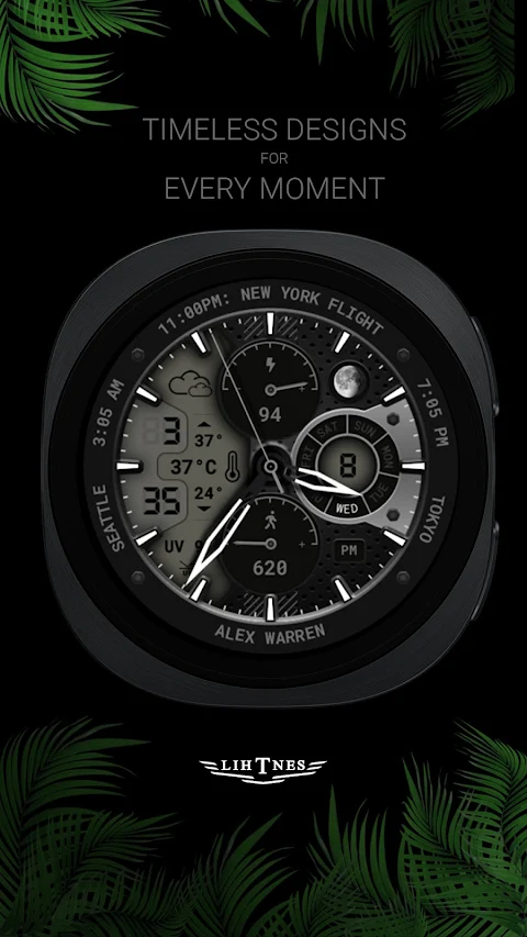 Hybrid Watch Face 152 screenshot