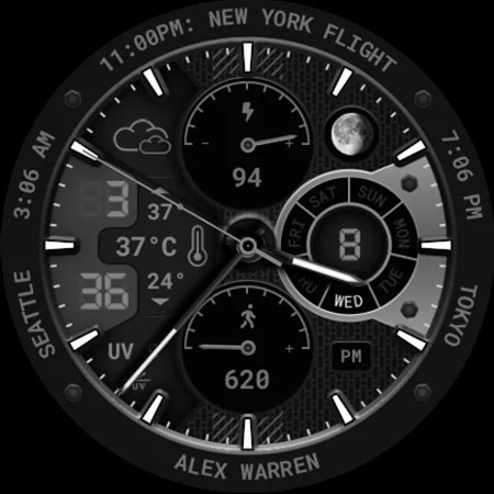 Hybrid Watch Face 152 screenshot