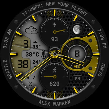 Hybrid Watch Face 152 screenshot