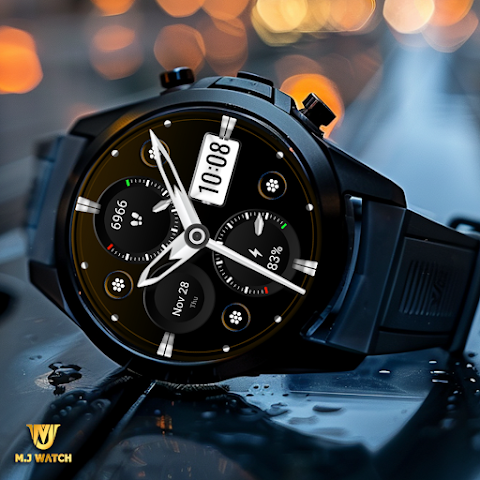 MJ165 Bold Hybrid Watch Face screenshot