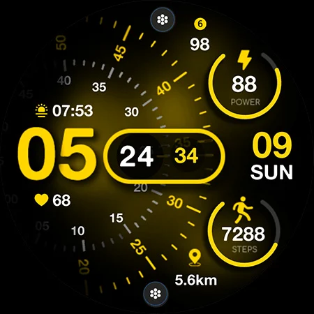 ML2U 215 Watch Face screenshot