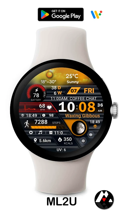 ML2U 231 Watch Face screenshot