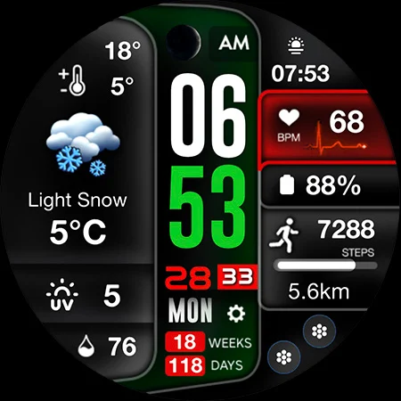 ML2U 233 Watch Face screenshot