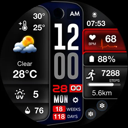 ML2U 233 Watch Face screenshot