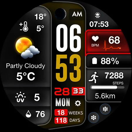 ML2U 233 Watch Face screenshot
