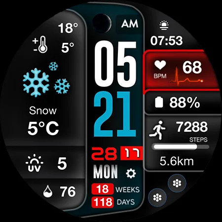 ML2U 233 Watch Face screenshot