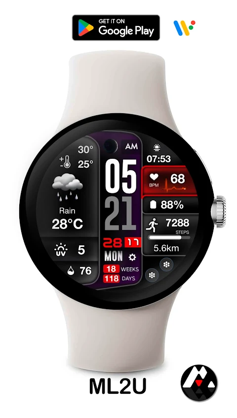 ML2U 233 Watch Face screenshot
