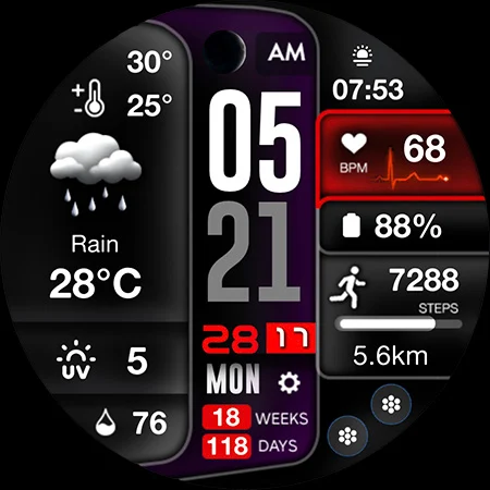 ML2U 233 Watch Face screenshot