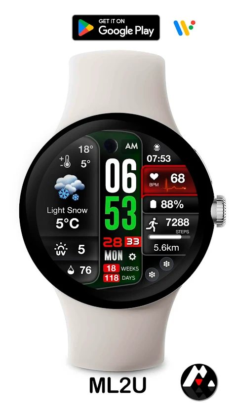 ML2U 233 Watch Face screenshot