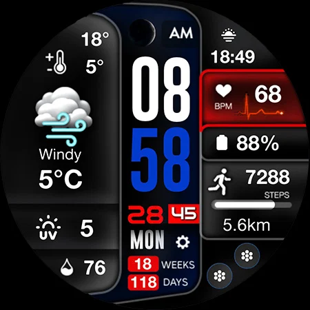 ML2U 233 Watch Face screenshot