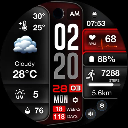 ML2U 233 Watch Face screenshot