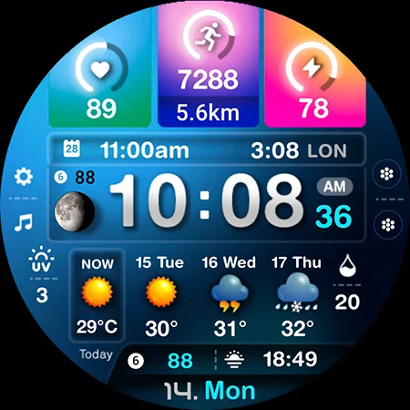 ML2U 243 Watch Face screenshot