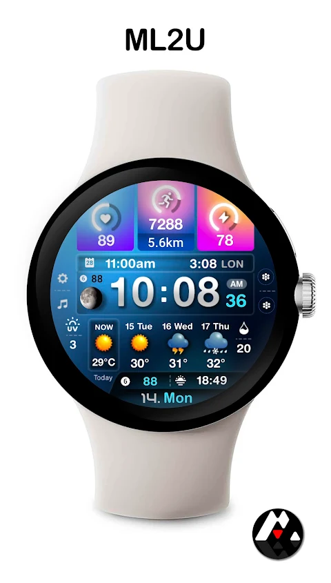 ML2U 243 Watch Face screenshot