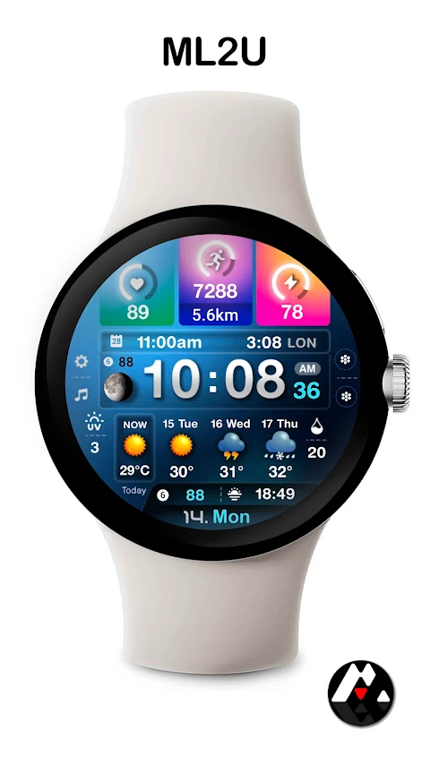 ML2U 243 Watch Face screenshot