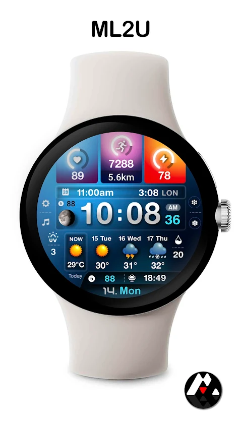 ML2U 243 Watch Face screenshot