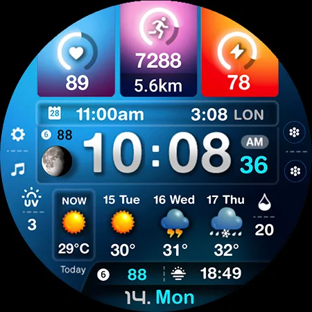 ML2U 243 Watch Face screenshot