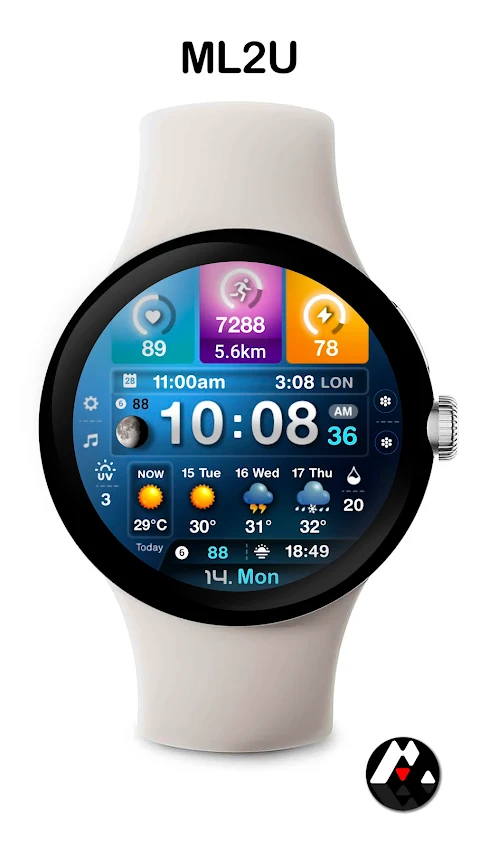 ML2U 243 Watch Face screenshot