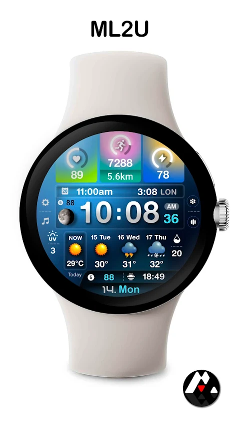 ML2U 243 Watch Face screenshot