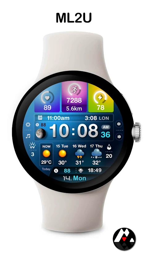ML2U 243 Watch Face screenshot