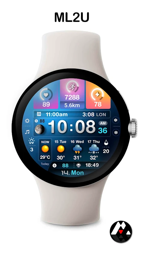 ML2U 243 Watch Face screenshot