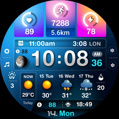 ML2U 243 Watch Face screenshot