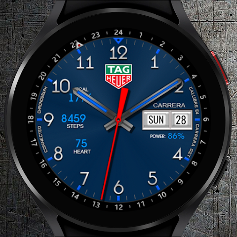 TAG CARRERA Hybrid Watch Face screenshot