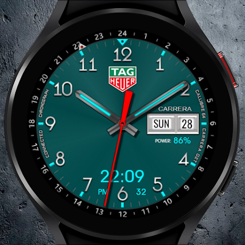 TAG CARRERA Hybrid Watch Face screenshot