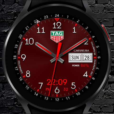 TAG CARRERA Hybrid Watch Face screenshot