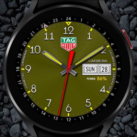 TAG CARRERA Hybrid Watch Face screenshot