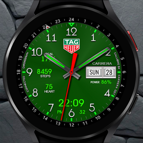 TAG CARRERA Hybrid Watch Face screenshot