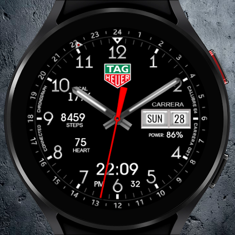 TAG CARRERA Hybrid Watch Face screenshot