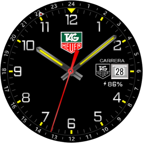 Hybrid TAG Carrera Watch face screenshot