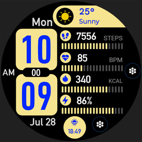Nuvexa Watch Face screenshot